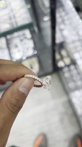 4ct lab igi oval engagement ring