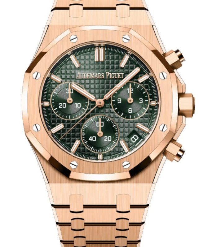 Audemars Piguet Royal Oak Chronograph 41mm Rose Gold Green Dial 26240or.oo.1320or.08