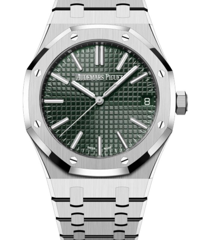 Audemars Piguet Royal Oak Selfwinding 41 mm Stainless Steel Green Dial 15510ST.OO.1320ST.09