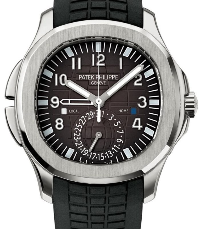 Patek Philippe Aquanaut Stainless Steel/ Dual Time (Ref#5164A-001)