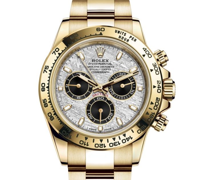 Rolex Cosmograph Daytona Meteorite and Black dial Oyster bracelet (Ref# 116508)