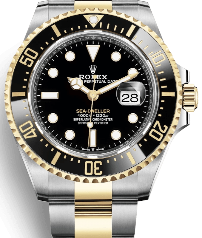 Rolex Sea-Dweller 43mm Two-Tone Yellow Gold & Steel Rolesor Case - Oyster Bracelet (Ref# 126603)