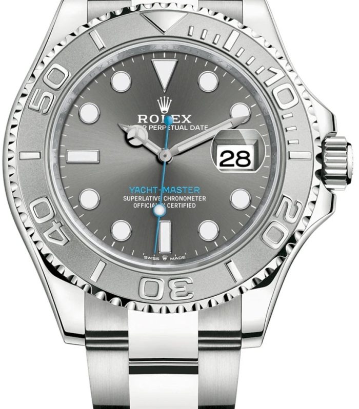 Rolex Yacht-Master 40mm Platinum & Stainless Steel - Dark Rhodium Dial (Ref# 126622)
